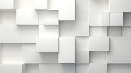 Abstract white background with squares