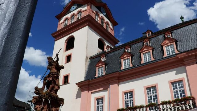 castle weilburg germany in summer video