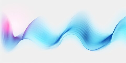 Air flow set of  elements on a white background. Abstract light effect blowing from an air conditioner, purifier or humidifier. Dynamic blurred flow, Generative AI - obrazy, fototapety, plakaty