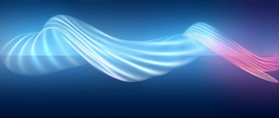 Air flow set of  elements. Abstract light effect blowing from an air conditioner, purifier and humidifier. Dynamic blurred wave motion on light, Generative AI