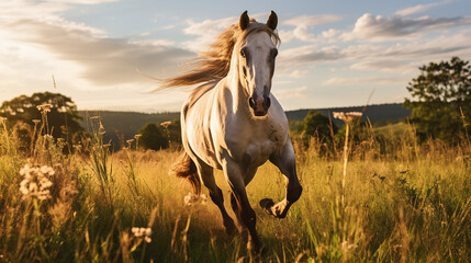 Majestic Horse Captured in Equine Pet Photography - obrazy, fototapety, plakaty