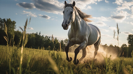 Majestic Horse Captured in Equine Pet Photography - obrazy, fototapety, plakaty