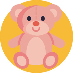 Relive the magic of childhood with this nostalgic teddy bear vector art. Use it to evoke feelings of innocence and joy in your Children's Day creations.