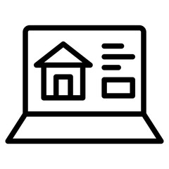 house advertisement icon