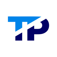 Obraz premium letter TP logo design vector,editable eps 10