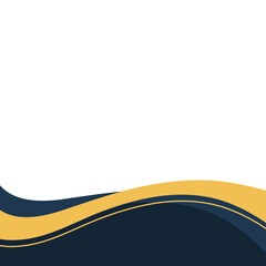 Wavy Footer Vector Line