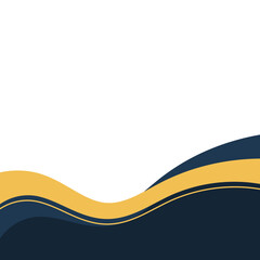 Wavy Footer Vector Line