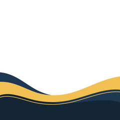 Wavy Footer Vector Line
