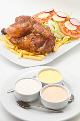 1/2 pollo asado a la parrila
