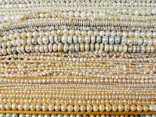pearls necklace texture