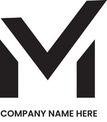 Letter M Logo mark symbol