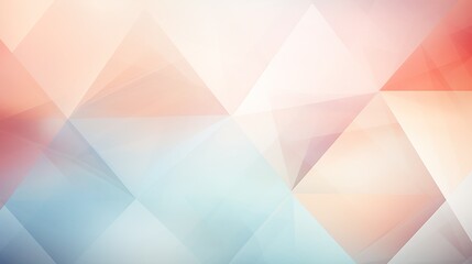 Obraz premium Triangle based soft color abstract background