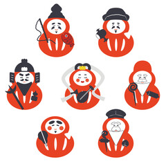 だるまの七福神