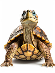 Naklejka premium Turtle Studio Shot Isolated on Clear White Background, Generative AI