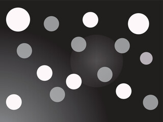 Abstract of blurred lights with bokeh effect background