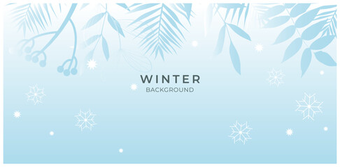 Fototapeta na wymiar Vector winter ornament frost on glass and flower composition. Vector winter background, banner, drawing. Design element.