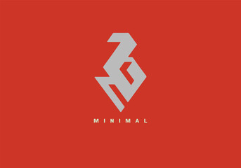 Minimal logo design vector template. Icon symbol vector.