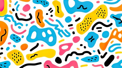 Brutalist abstract geometric shapes and grids. Brutal contemporary figure star oval spiral flower and other primitive elements. Swiss design aesthetic. Bauhaus Memphis design.