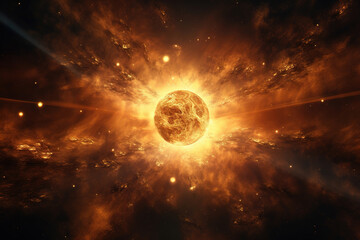 sun in space