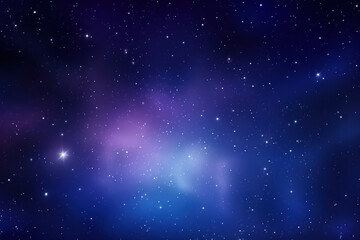 Obraz premium space background realistic starry night cosmos and shining stars milky way and stardust color galaxy
