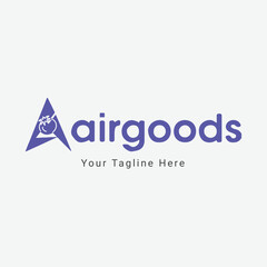 Airgoods Logo Design. Vector Wordmark Logo Design.
Food Shop Logo Design.