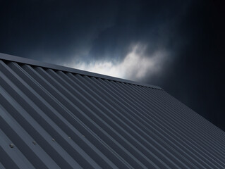 Fototapeta na wymiar Metal-sheets-roof-20