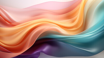 Obraz premium soft beautiful abstract waves