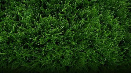 Green grass seamless texture on striped sport field. Astro turf pattern. Carpet or lawn top view. Baseball, soccer, football or golf game. Fake plastic or fresh ground for game play - obrazy, fototapety, plakaty