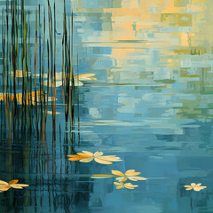 linear representations of a tranquil pond