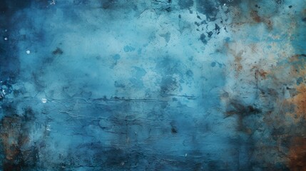 Fototapeta na wymiar Abstract art blue paint background with liquid fluid grunge texture.