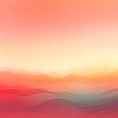 Fototapeta premium a soft gradient resembling a coral-colored sunset 