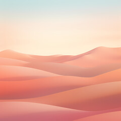 Fototapeta na wymiar a soft gradient depicting a desert mirage