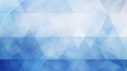 Fototapeta premium Blue abstract background with triangles and geometric shapes, poster, banner. Generative AI