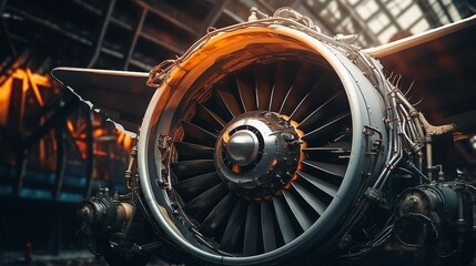 Aircraft engine. Aircraft engine repair and maintenance