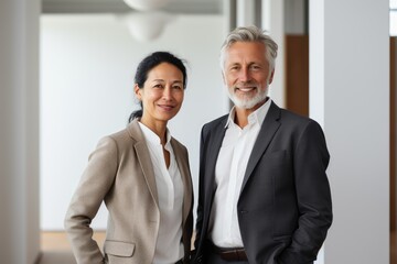 A Serene Moment: A Man and a Woman Embracing the Beauty of Togetherness