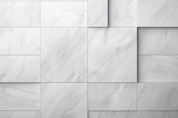 A Geometric Masterpiece: A White Marble Wall Adorned With Squares and Lines
