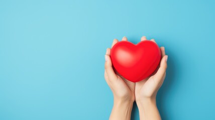 Obraz premium Love and Compassion: Embracing a Symbol of Affection and Kindness