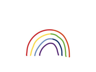 abstract colorful rainbow. Logo and icon.