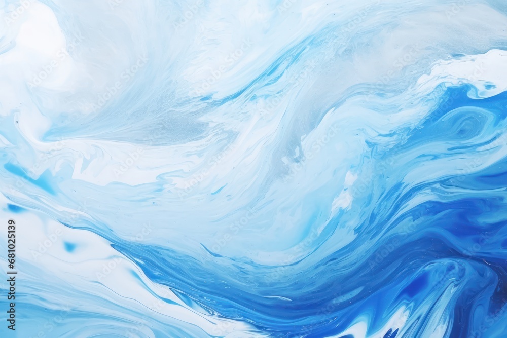 Poster abstract background of bright blue and white mixed with various tones.