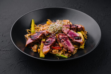 Buckwheat Soba with Duck and Vegetables