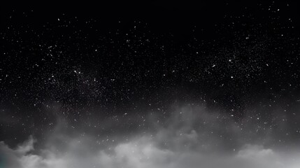 Fototapeta na wymiar Glitter Little Millions Of Stars On Dark Blue Night Sky Background