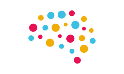 Brain Logo design vector