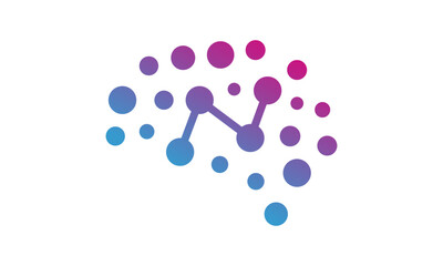 Brain Logo design vector
