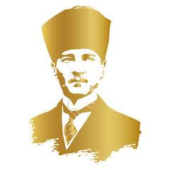  gold atat&uuml;rk, mustafa kemal atat&uuml;rk 