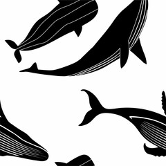 Cute animals winter pattern