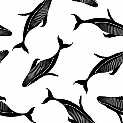 Cute animals winter pattern