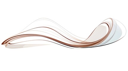 one line colorful art isolated on white background