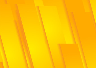 Bright orange yellow abstract geometric tech background. Vector design