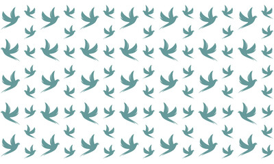 Flying bird illustration for background design vector