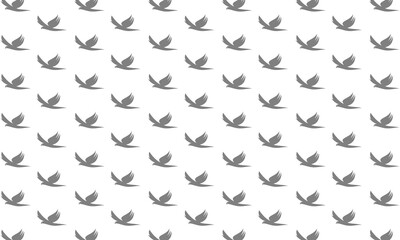 Flying dove illustration for background design vector